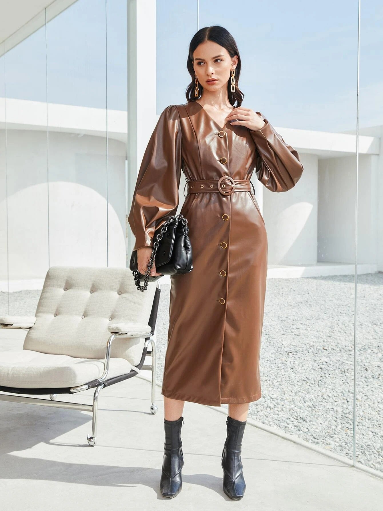 حقيبة كتف بوتونز شنط وحقائب شنط