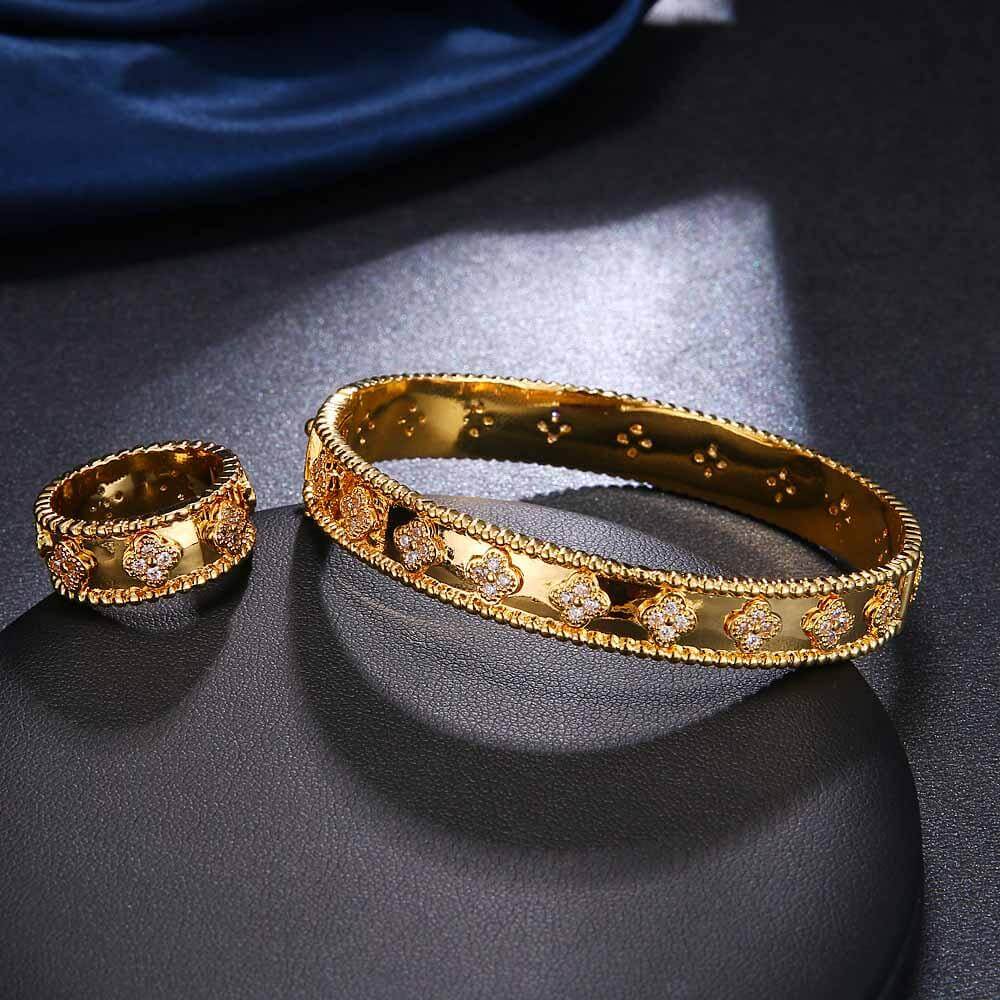 اسواره فان كليف مع خاتم زركون اسواره van cleef