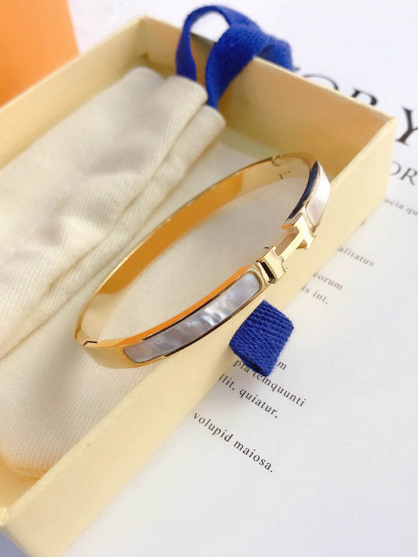 اسوارة هرمز شيل لوقو اسواره HERMES ذهبي