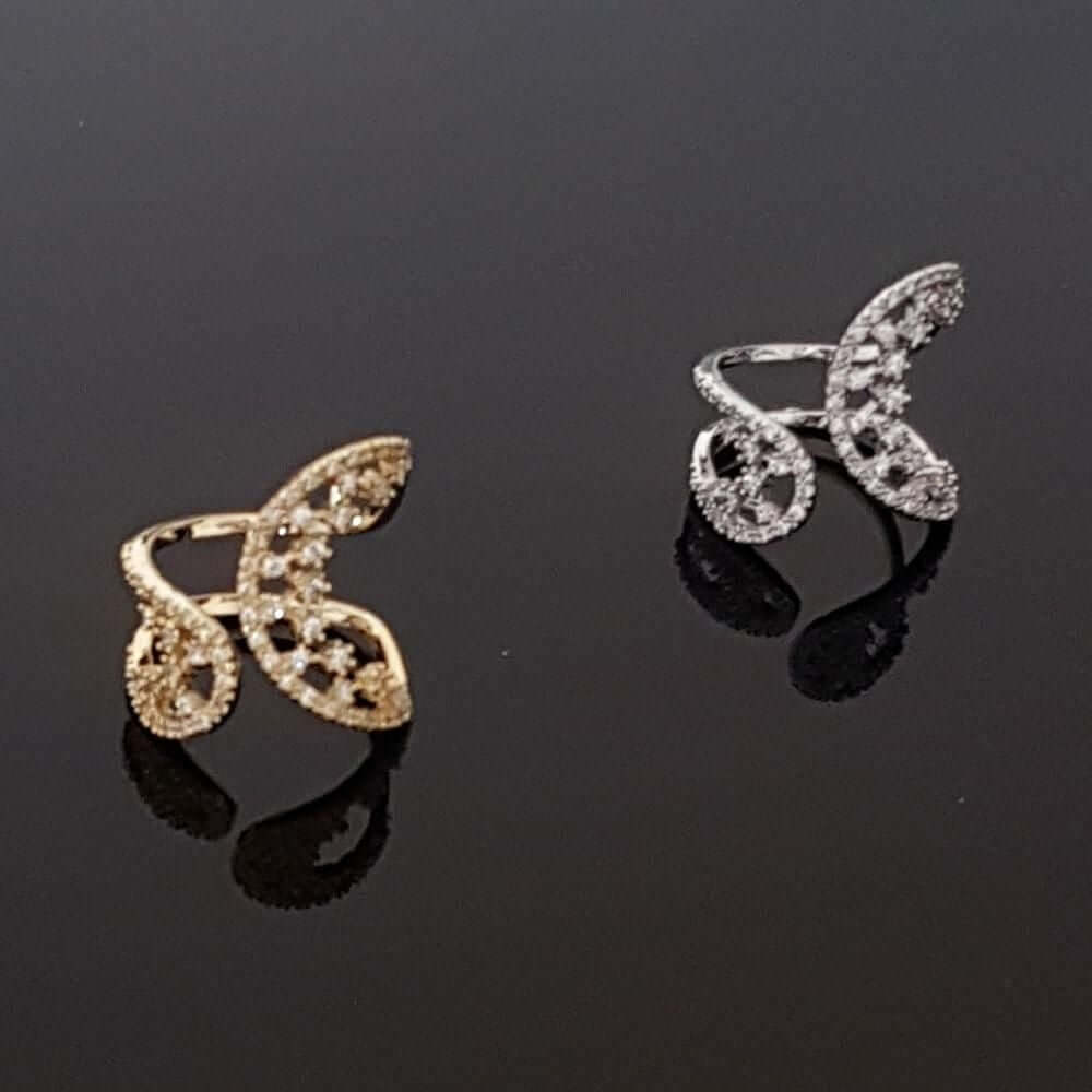 خاتم كيرف زركون تقليد الماس خواتم متوفر 2 لون