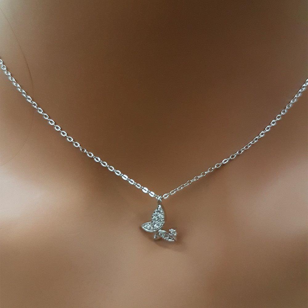 سلسال فراشه زركون ناعم سلسال متوفر 2 لون