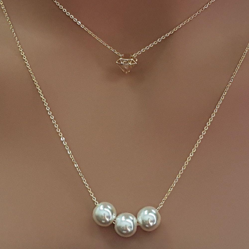 سلسال كوري لولو وجوهره طبقتين سلسال متوفر 2 لون