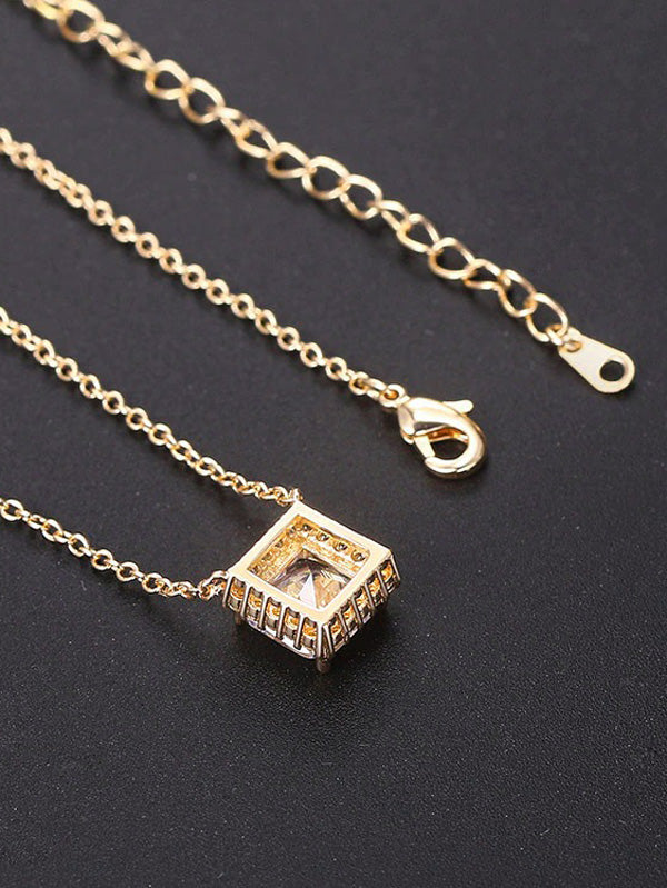 سلسال مربع زركون ناعم سلسال jewel
