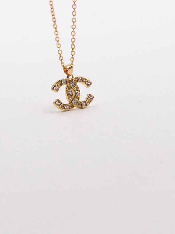 سلسال شانيل ذهبي كيوبك سلسال chanel