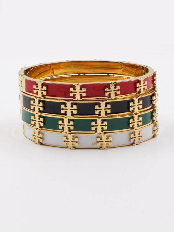 اسوارة توري بورش بانقل ملونه اسواره tory burch