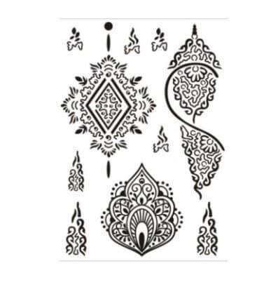 تاتو اسود اشكال مختلفه تاتوو متوفر 10 موديل J032