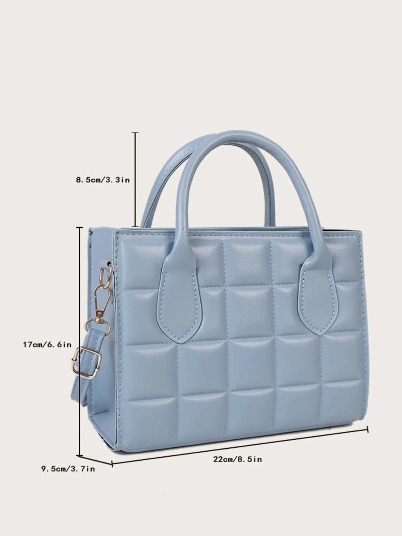 حقيبة مربعة سماوية شنط وحقائب شنط