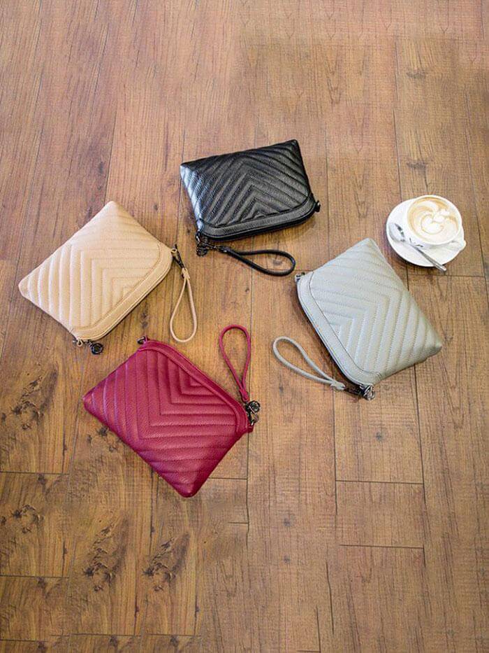 حقيبة يد مضلعة شنط وحقائب متوفر 4 لون