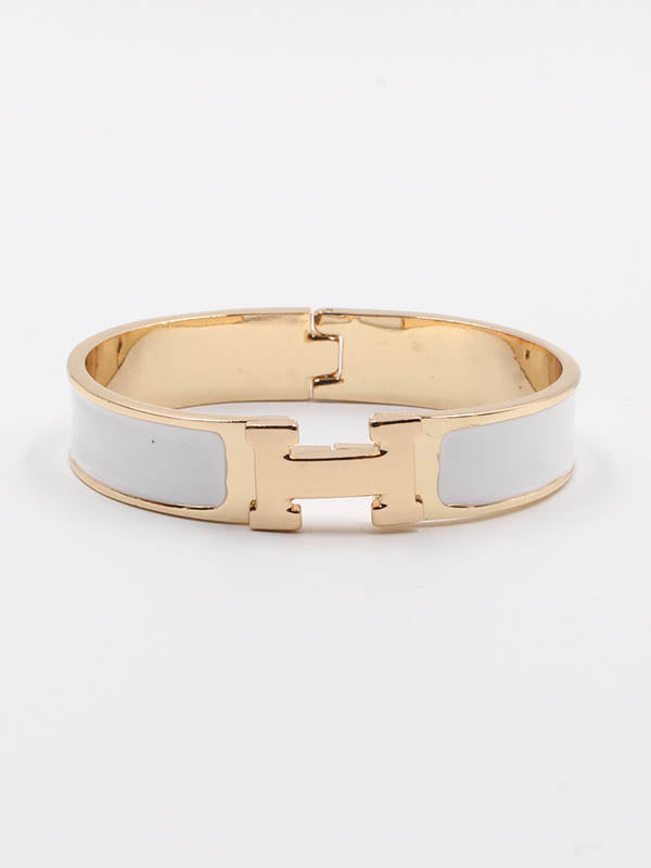 سوار هيرمز ملونة اسواره HERMES ابيض ذهبي