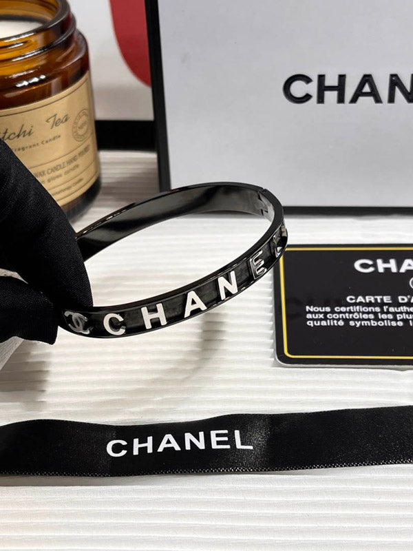 اسوارة شانيل بلاك ادشن لوقو اسواره chanel