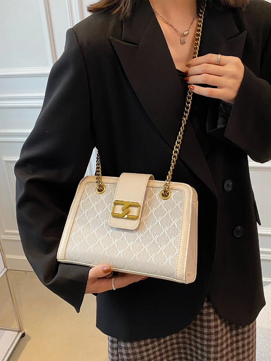 حقيبة الكتف بني شنط وحقائب شنط