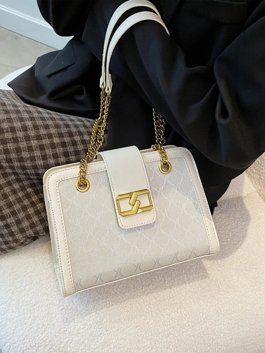 حقيبة الكتف بني شنط وحقائب شنط