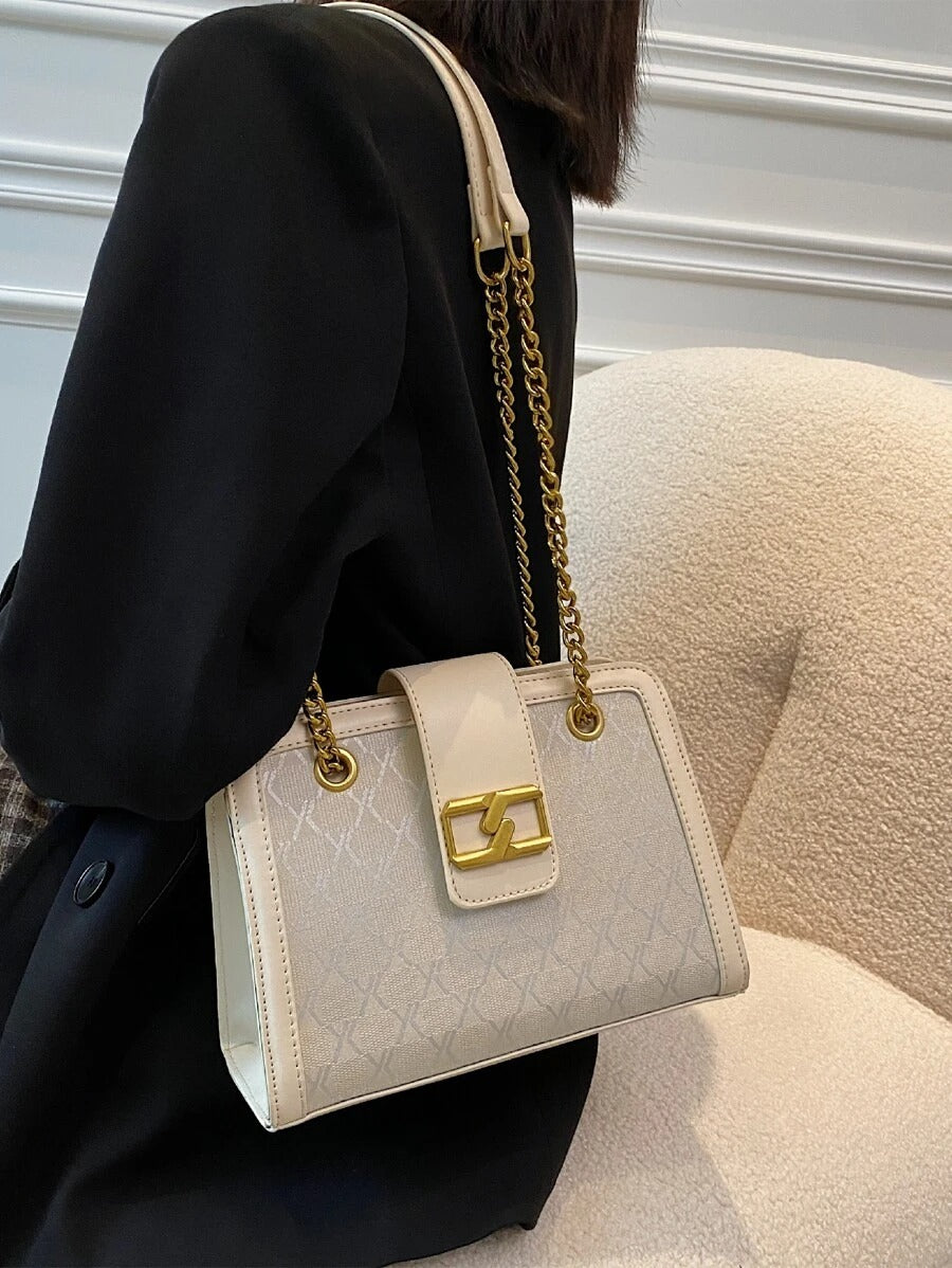 حقيبة الكتف بني شنط وحقائب شنط