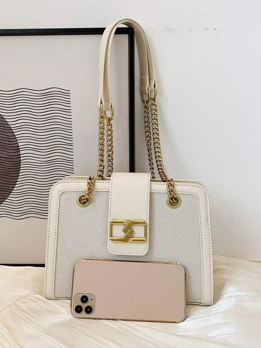 حقيبة الكتف بني شنط وحقائب شنط