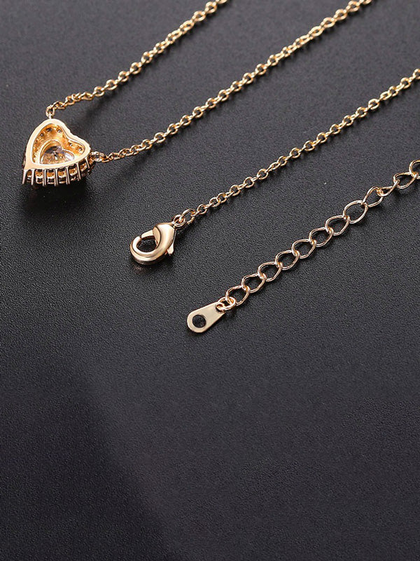 سلسال قلب زركون ناعم سلسال jewel