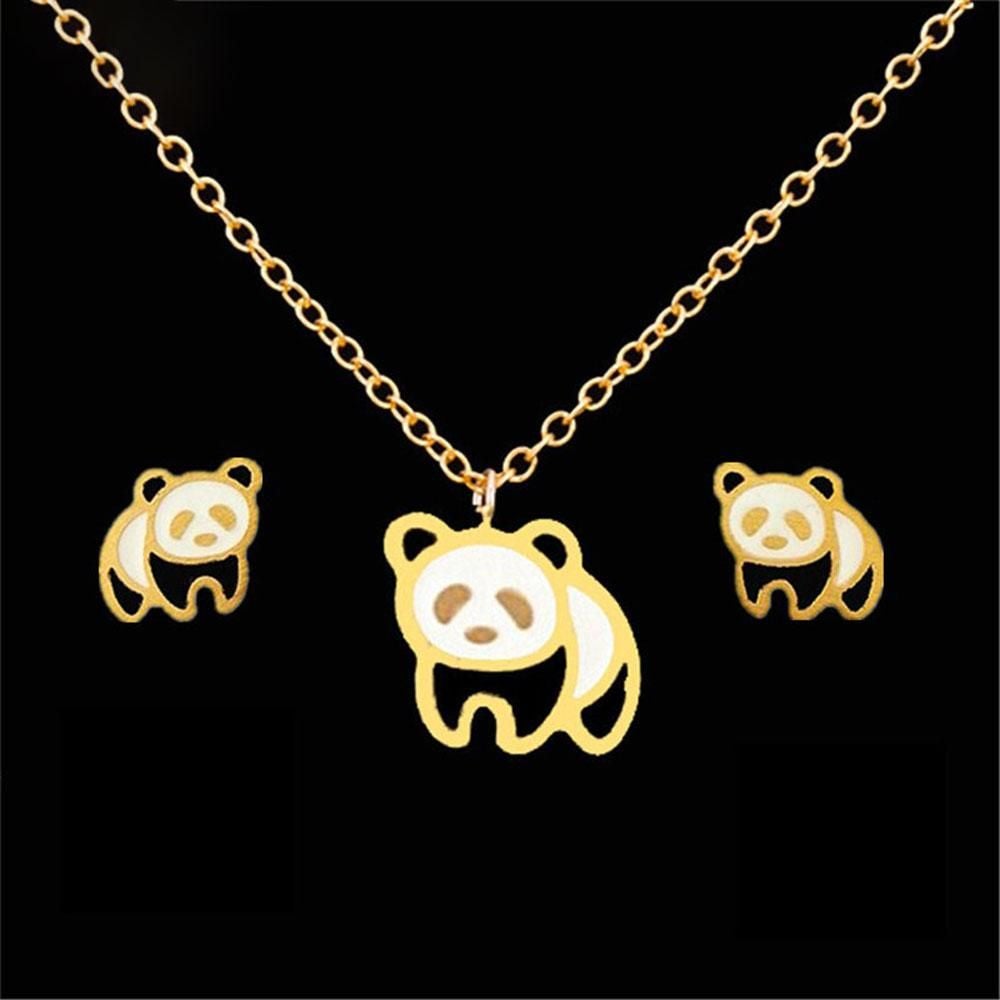 طقم باندا باللون الاسود طقم متوفر 2 لون ذهبي