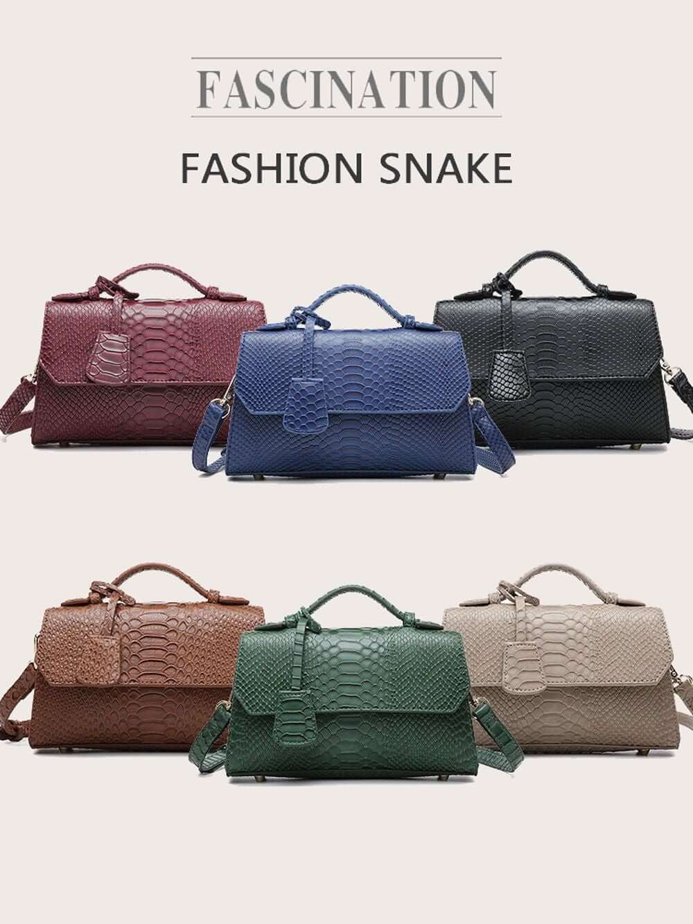 حقيبة كلاتش جلد ثعبان انيقة شنط وحقائب شنط