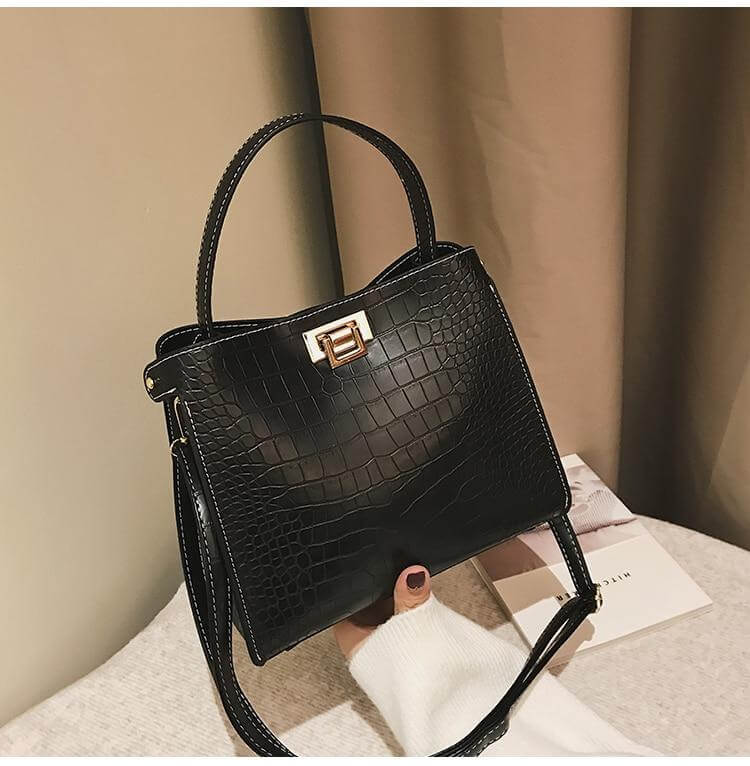 حقيبه باك اوف انيقه جلد تمساح شنط وحقائب شنط