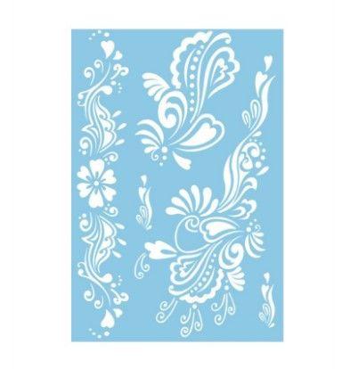 تاتو بلون ابيض تاتوو متوفر 9 موديل J026