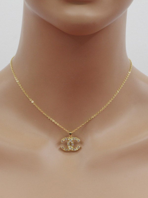 سلسال شانيل ذهبي كيوبك سلسال chanel