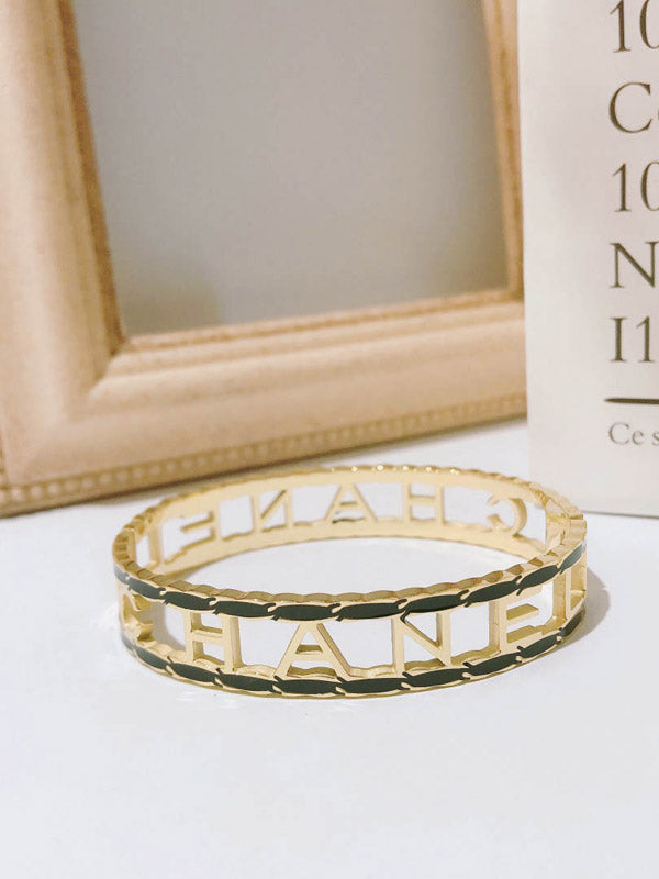 اسوارة شانيل ستيرنق اسواره chanel ذهبي