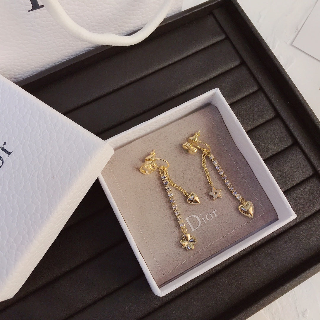 حلق جادور انتيك مدور حلق dior