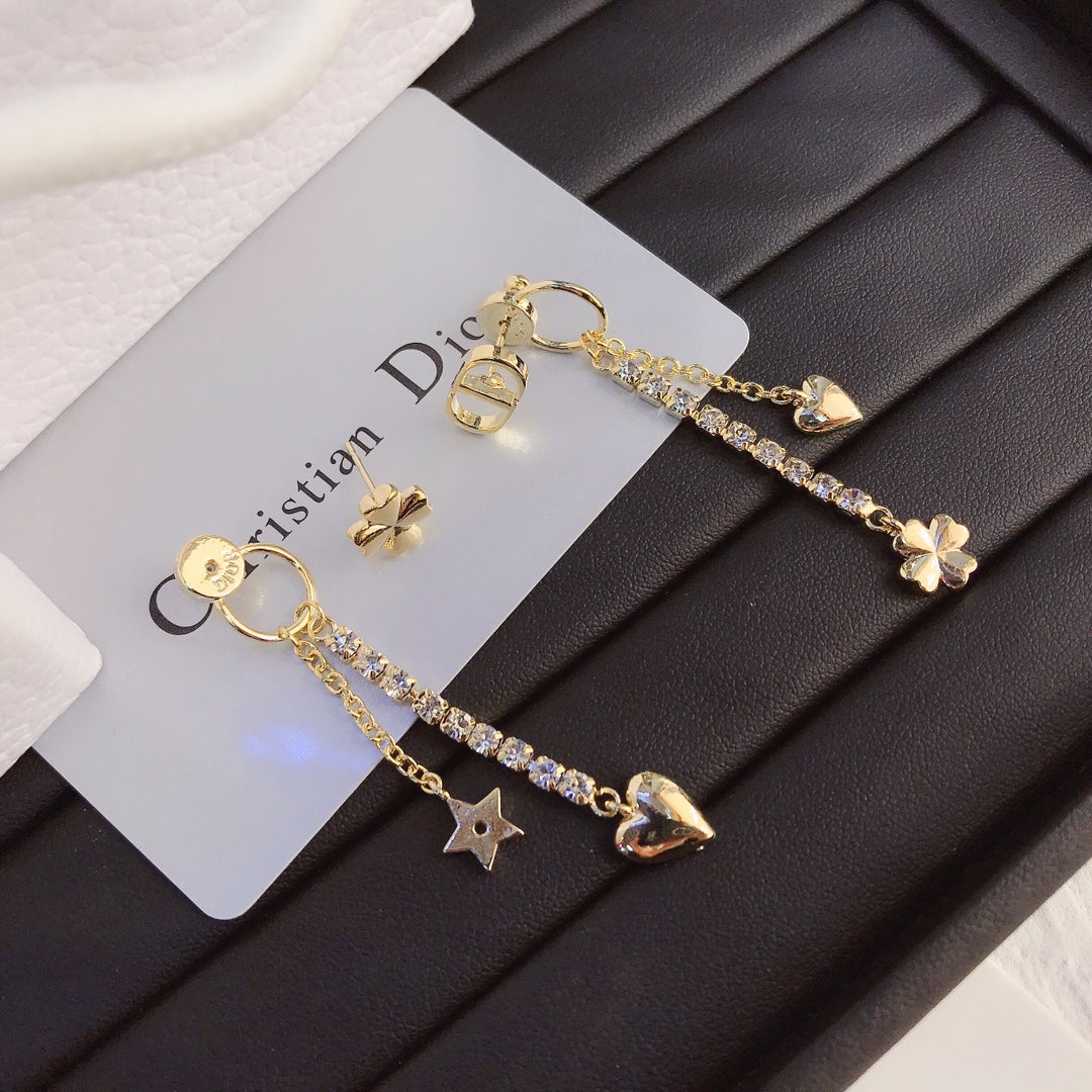 حلق جادور انتيك مدور حلق dior