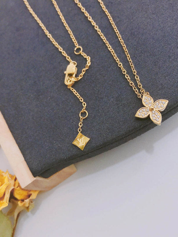 سلسال لويس فيتون لوقو زركون ناعم سلسال louis vuitton