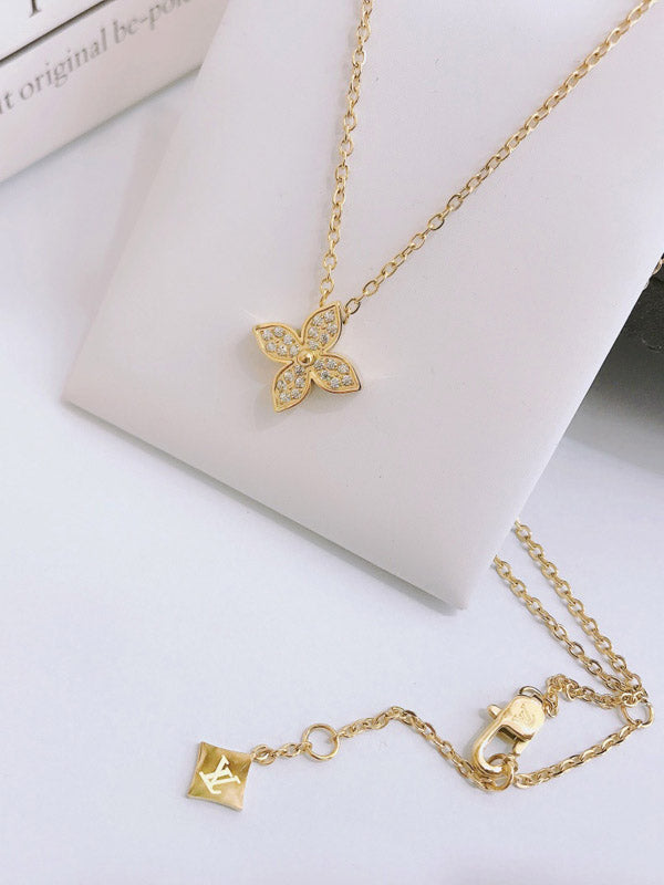 سلسال لويس فيتون لوقو زركون ناعم سلسال louis vuitton