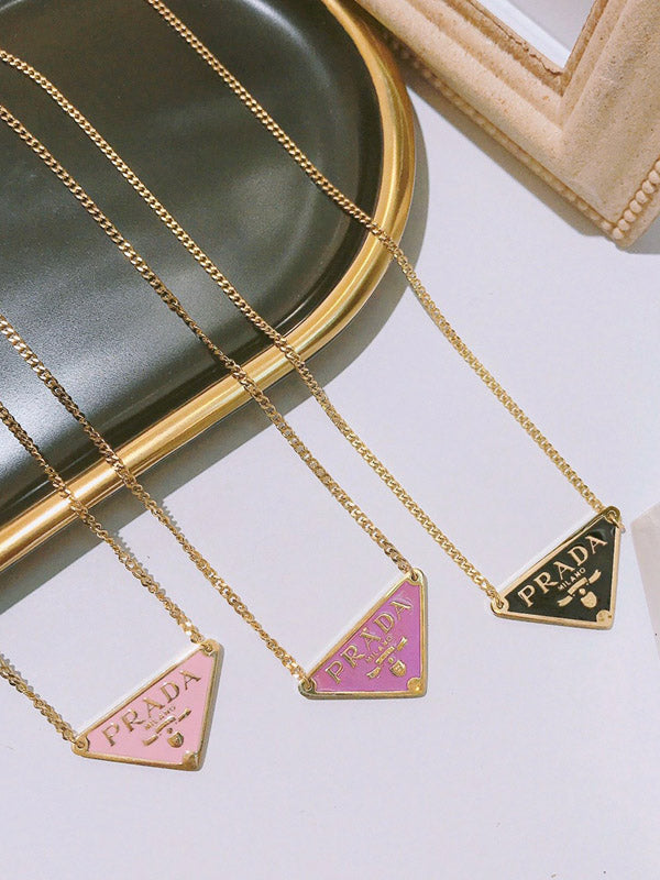 سلسال برادا ستنلس ستيل ذهبي سلسال brada