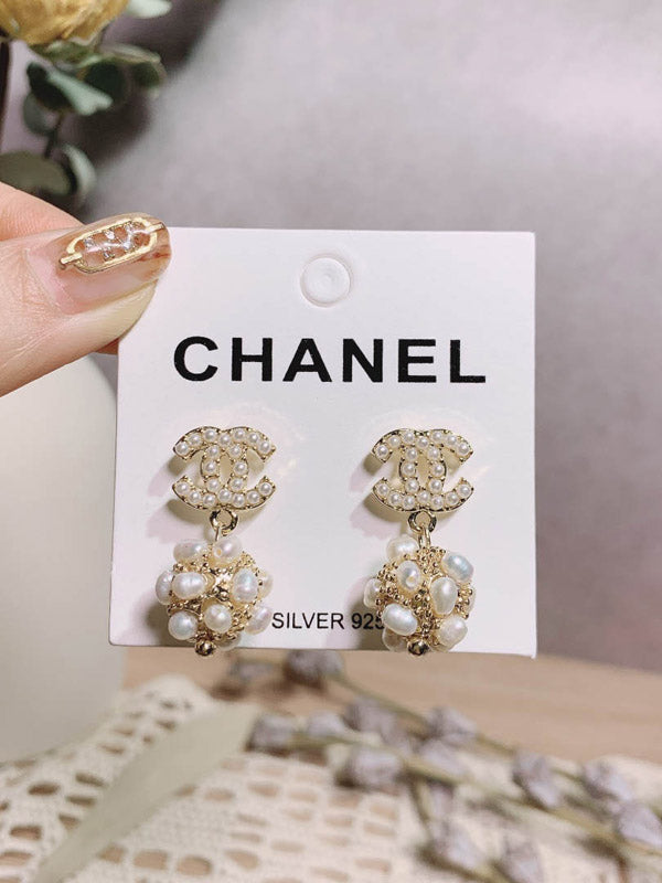 حلق شانيل لولو بولز حلق chanel