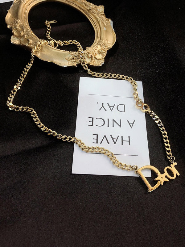 سلسال ديور ذهبي ستار سلسال dior ذهبي