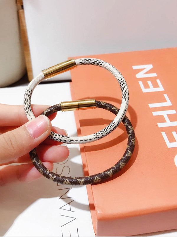 اسوارة لويس فيتون جلد بني اسواره louis vuitton