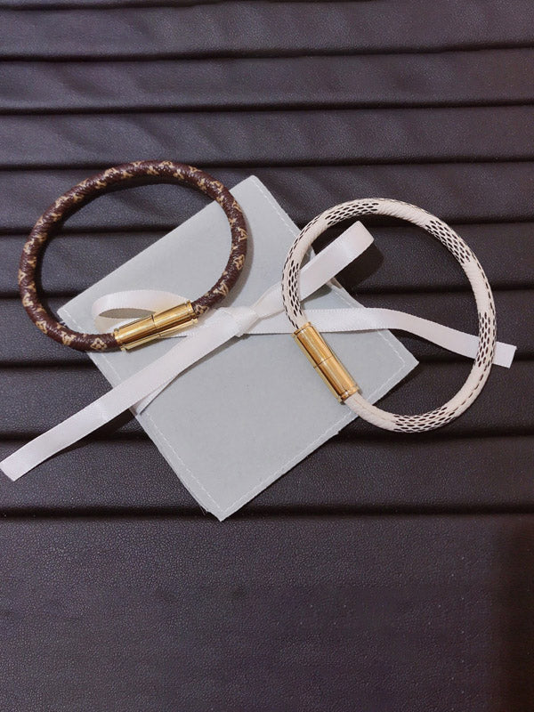 اسوارة لويس فيتون جلد بني اسواره louis vuitton