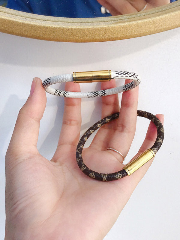 اسوارة لويس فيتون جلد بني اسواره louis vuitton