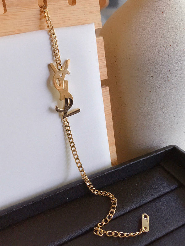 اسواره ايف سان لوران ذهبية اسواره ysl