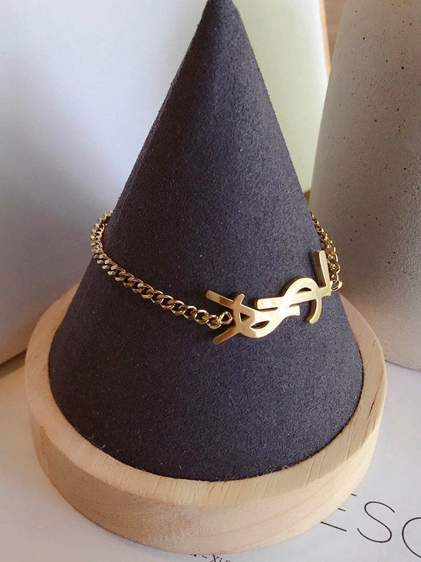 اسواره ايف سان لوران ذهبية اسواره ysl