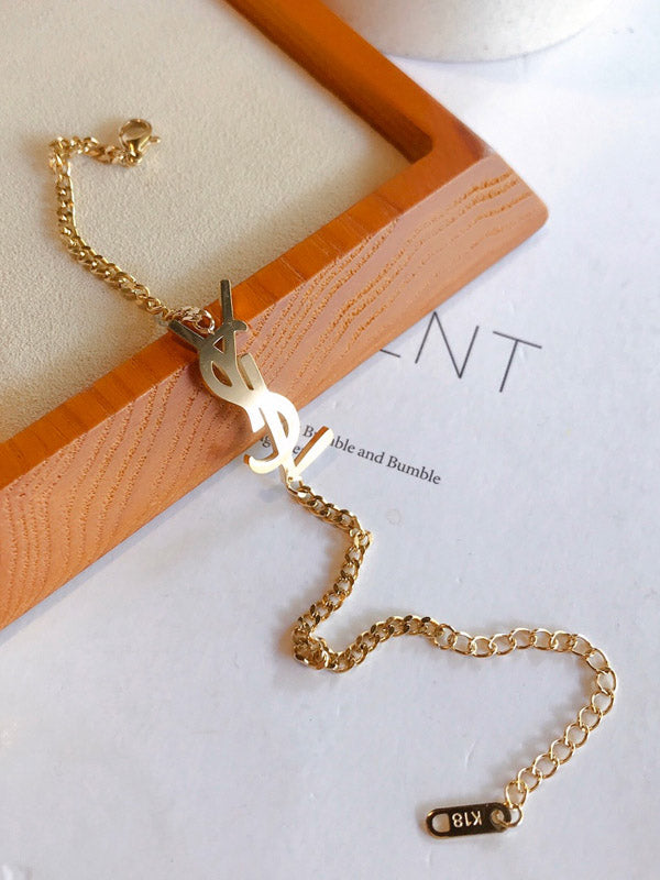 اسواره ايف سان لوران ذهبية اسواره ysl ذهبي