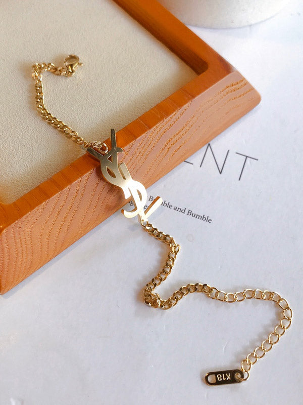اسواره ايف سان لوران ذهبية اسواره ysl