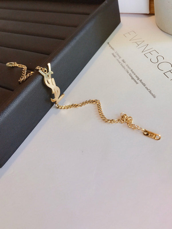 اسواره ايف سان لوران ذهبية اسواره ysl