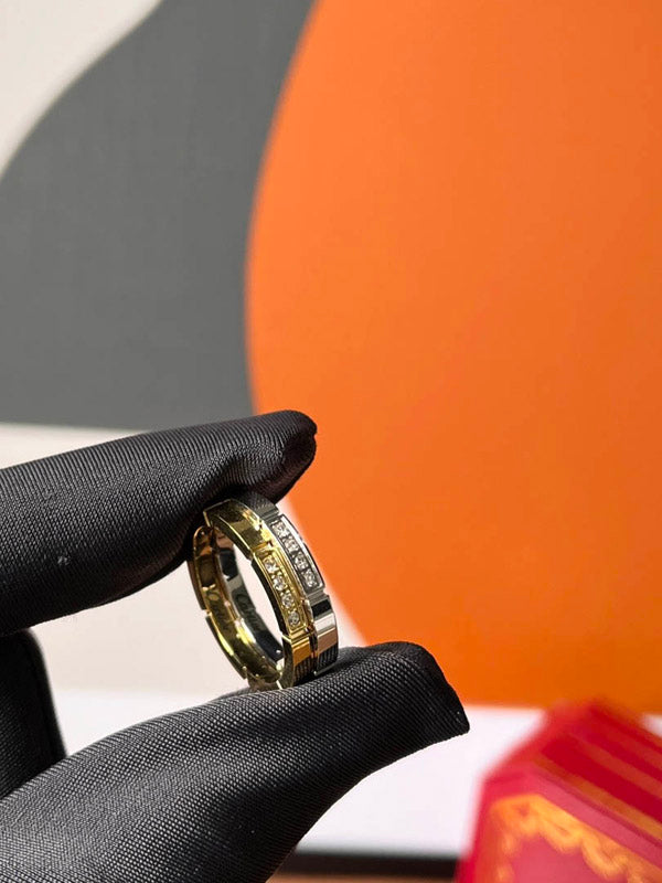 دبلة كارتير ناعمة لوقو خواتم CARTIER