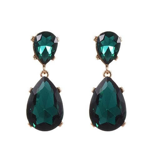 حلق دمعه ملون حلق متوفر 4 لون