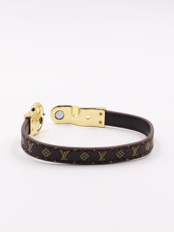 اساور لويس فيتون جلد GOLD LOCK (مقاس صغير) اسواره louis vuitton