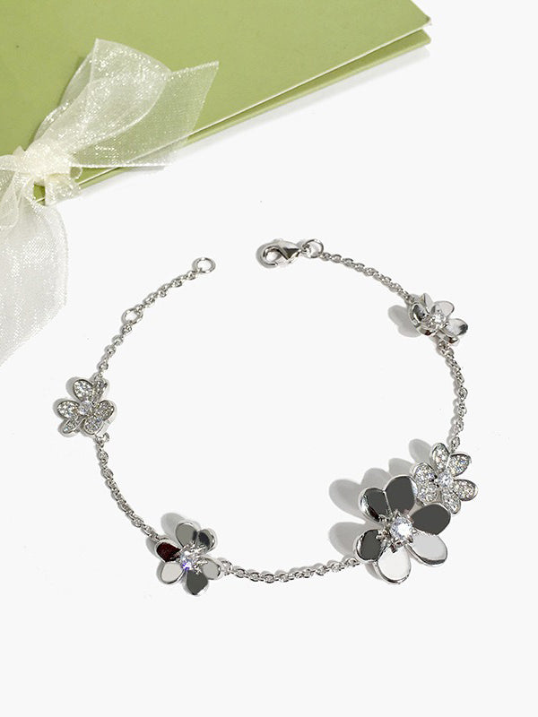 اساور فان كليف زركون ورود اسواره van cleef فضي