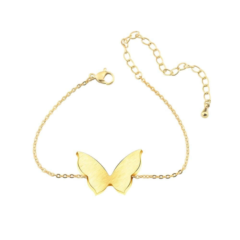 اسواره فراشه ميتال ناعم اسواره متوفر 2 لون ذهبي