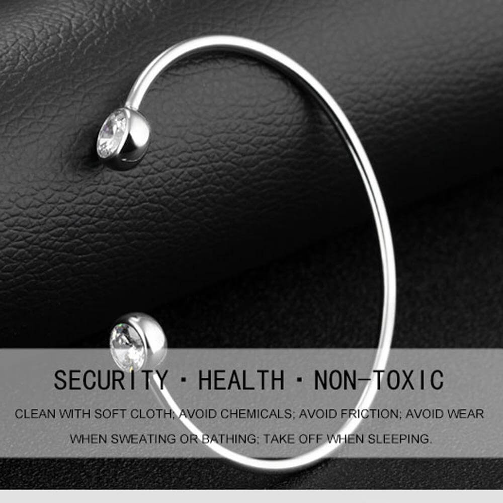 اسوارة كارتير سوليتير بانقل اسواره متوفر 2 لون فضي