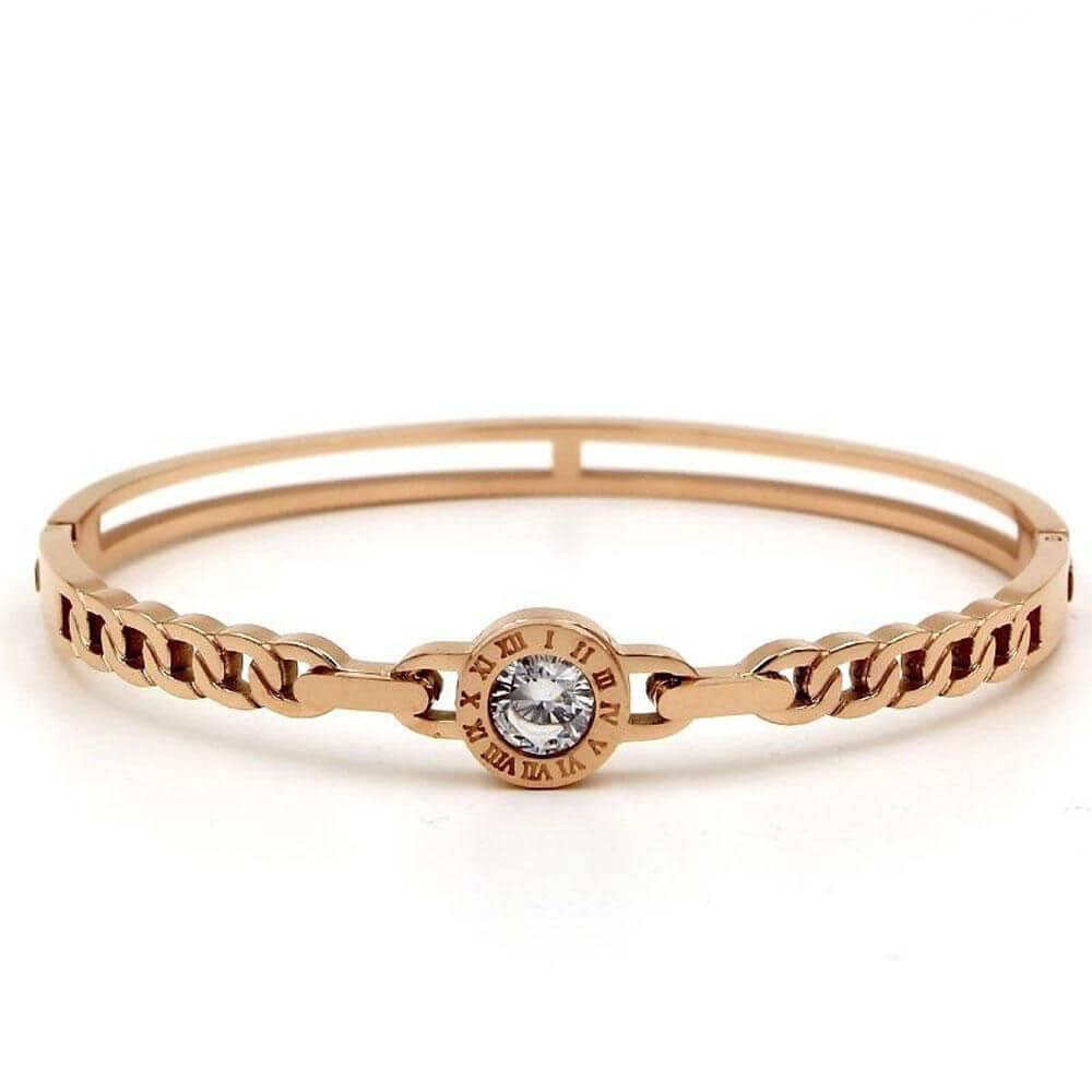 اسوارة بولقري سوليتير اسواره متوفر 2 لون نحاسي