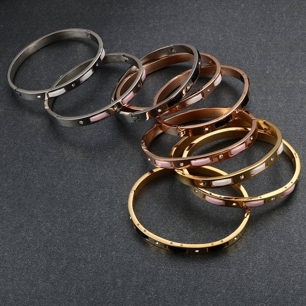 اسواره ليذر وذ ستيل اسواره متوفر 2 لون