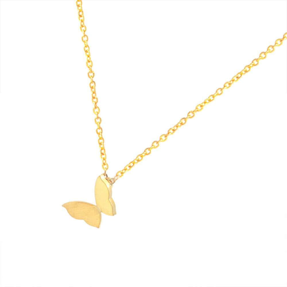 سلسال فراشه ميتال ناعم سلسال متوفر 2 لون ذهبي