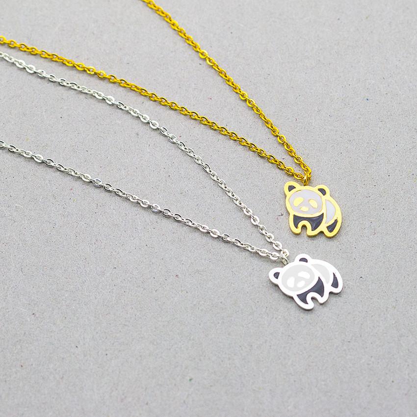 سلسال باندا باللون الاسود سلسال متوفر 2 لون